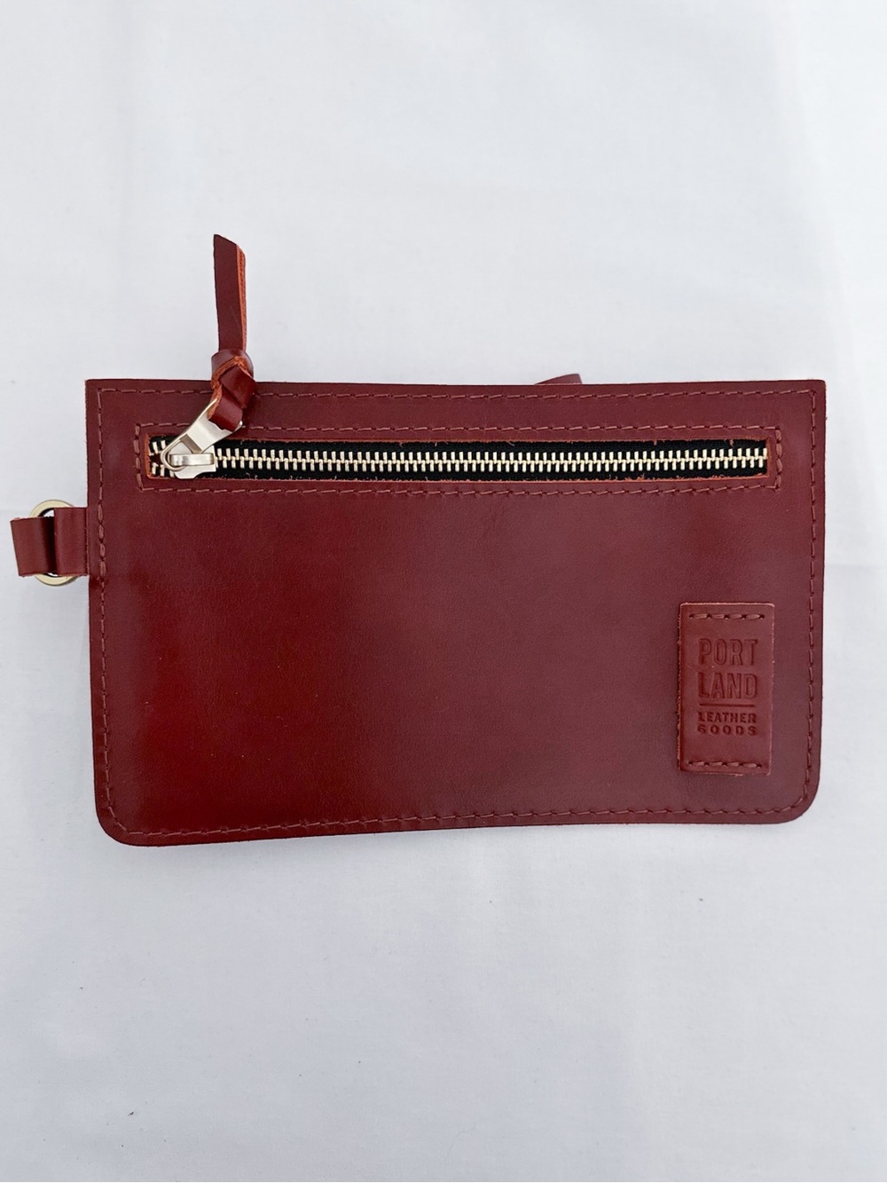 NEW Portland Leather Goods Adriana Pouch Shade Possibly Madrone Wristlet - Picture 9 of 13
